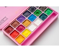 HIMI Jelly Cup Gouache Set 18 Pink