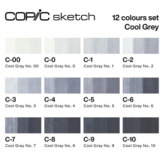 Copic Sketch Cool Grey