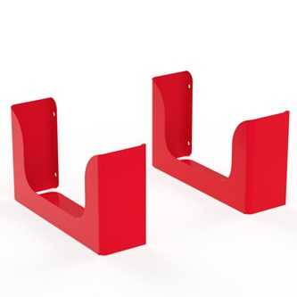 Siderum til opbevaringsvogn til Lego Education, 2-pak