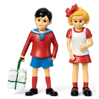 Pippi figursæt: Tommy og Annika