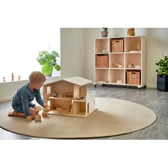 Playwood medium dukkehus natur