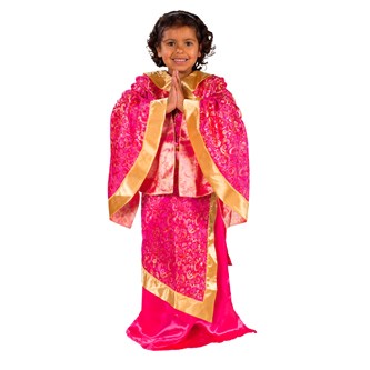Udklædningsdragt - Indisk kjole