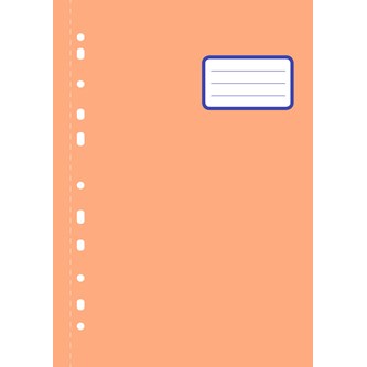 Kollegiehæfte A4, blank