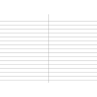 Noteshæfte A6, stående, linjeret 8,5 mm