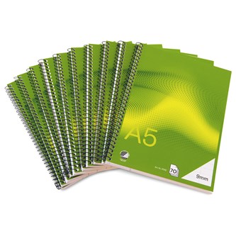 Lekolar kollegieblok A5, linjeret