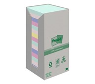 Notesblok 76x76 mm pastelfarver