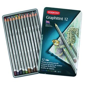 Derwent Graphitint, 12 farver