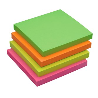 Quick Notes post-it 76x76 mm neon