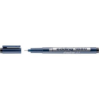 Edding 1880 skrivetuscher sort 10 stk.