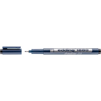 Edding 1880 skrivetuscher sort 10 stk.
