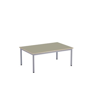 12:38 bord akustik linoleum 120x80 cm sølv understel