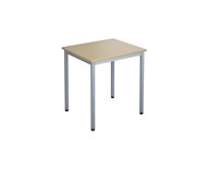 Multiflex bord FSC HT 70x60 højde 72 cm sølv stel
