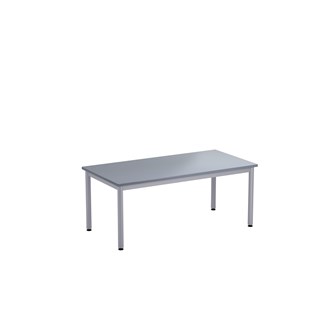 12:38 bord akustiklaminat 120x60 cm sølv understel
