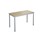 12:38 FSC bord HT 120x60 cm sølv understel