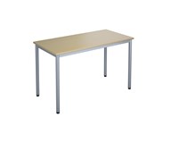 12:38 FSC bord akustik optimal laminat 120x60 cm sølv understel