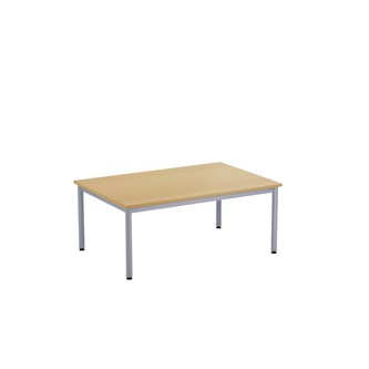 12:38 FSC bord akustik optimal laminat 120x80 cm sølv understel