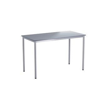 12:38 bord akustik optimal laminat 140x70 cm sølv understel