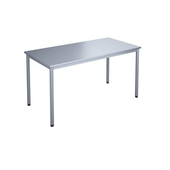 12:38 bord akustik optimal laminat 140x70 cm sølv understel