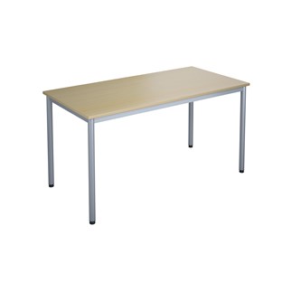 12:38 FSC bord HT 140x70 cm sølv understel