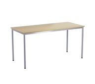 Multiflex bord FSC HT 180x80 højde 90 cm sølv stel