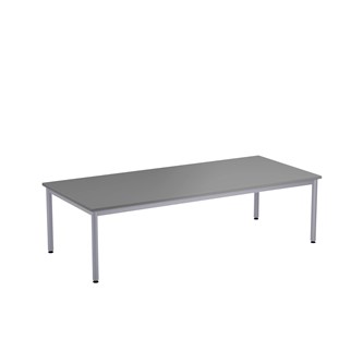 12:38 bord HT 180x80 cm sølv understel