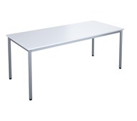 12:38 FSC bord akustik optimal laminat 180x80 cm sølv understel