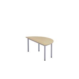 12:38 FSC bord HT halvrundt 120-60 cm sølv understel