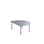12:38 bord akustik optimal laminat halvrundt 120-90 cm sølv understel