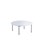 12:38 bord akustik optimal laminat Ø120 cm sølv understel