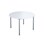 12:38 bord akustik optimal laminat Ø120 cm sølv understel