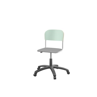 Matte FSC stol m/gasfjeder sh 38-51 cm lille sæde