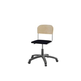 Matte FSC stol m/gasfjeder sh 38-51 cm lille sæde