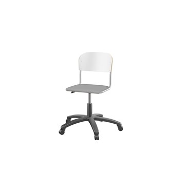 Matte FSC stol m/gasfjeder sh 38-51 cm lille sæde