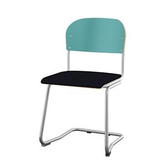 Matte FSC stol sh 45 cm stort sæde
