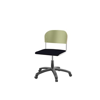 Matte FSC stol m/gasfjeder sh 38-51 cm stort sæde