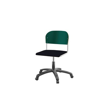 Matte FSC stol m/gasfjeder sh 38-51 cm stort sæde