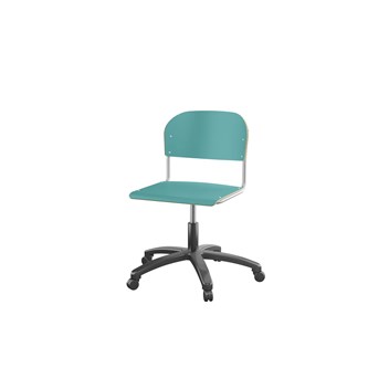 Matte FSC stol m/gasfjeder sh 38-51 cm stort sæde