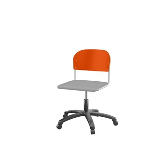 Matte FSC stol m/gasfjeder sh 38-51 cm stort sæde