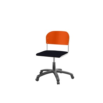 Matte FSC stol m/gasfjeder sh 38-51 cm stort sæde