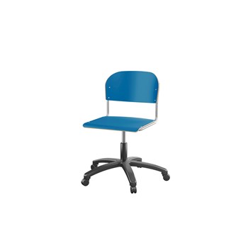 Matte FSC stol m/gasfjeder sh 38-51 cm stort sæde