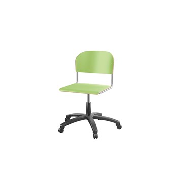 Matte FSC stol m/gasfjeder sh 38-51 cm stort sæde