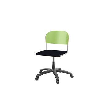 Matte FSC stol m/gasfjeder sh 38-51 cm stort sæde