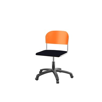 Matte FSC stol m/gasfjeder sh 38-51 cm stort sæde