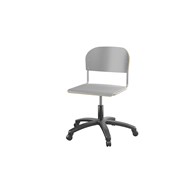 Matte FSC stol m/gasfjeder sh 38-51 cm stort sæde