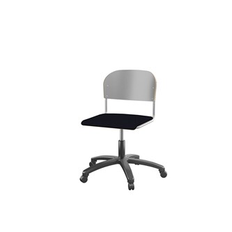 Matte FSC stol m/gasfjeder sh 38-51 cm stort sæde