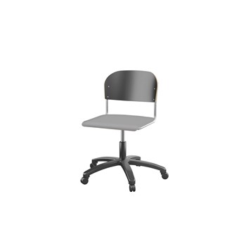 Matte FSC stol m/gasfjeder sh 38-51 cm stort sæde