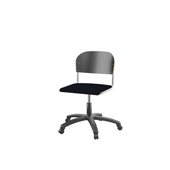 Matte FSC stol m/gasfjeder sh 38-51 cm stort sæde