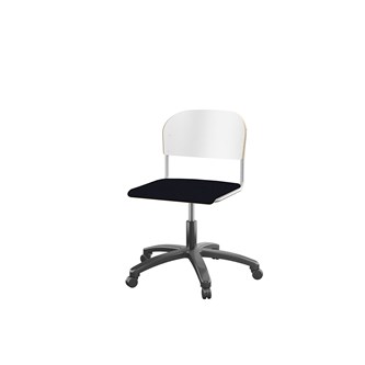 Matte FSC stol m/gasfjeder sh 38-51 cm stort sæde