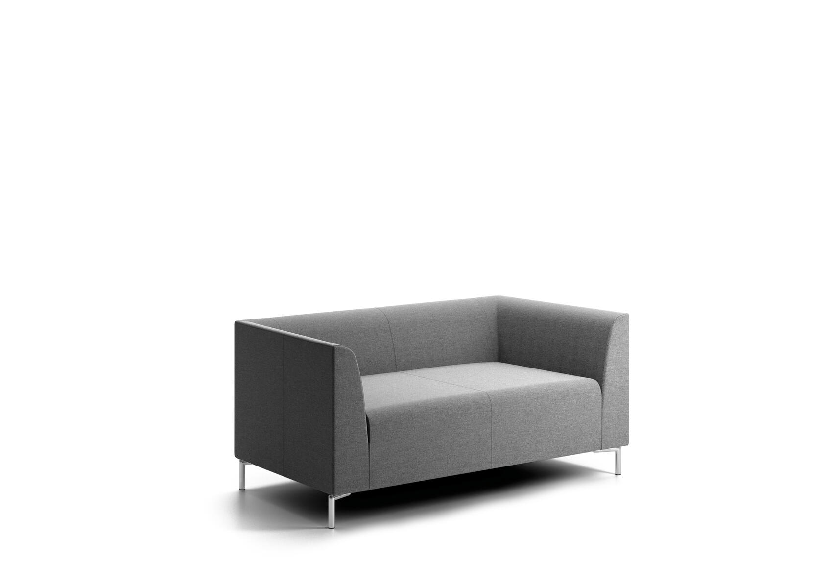 sofa 2-pers. inkl. stof - Lekolar