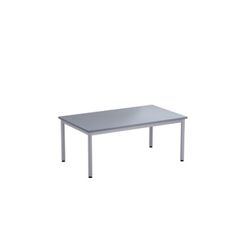 12:38 bord akustik optimal laminat 120x70 cm sølv understel